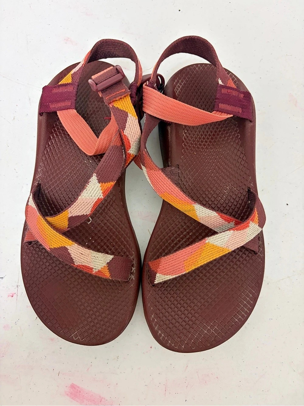Chaco Z/Cloud Geometric Sandals US 8